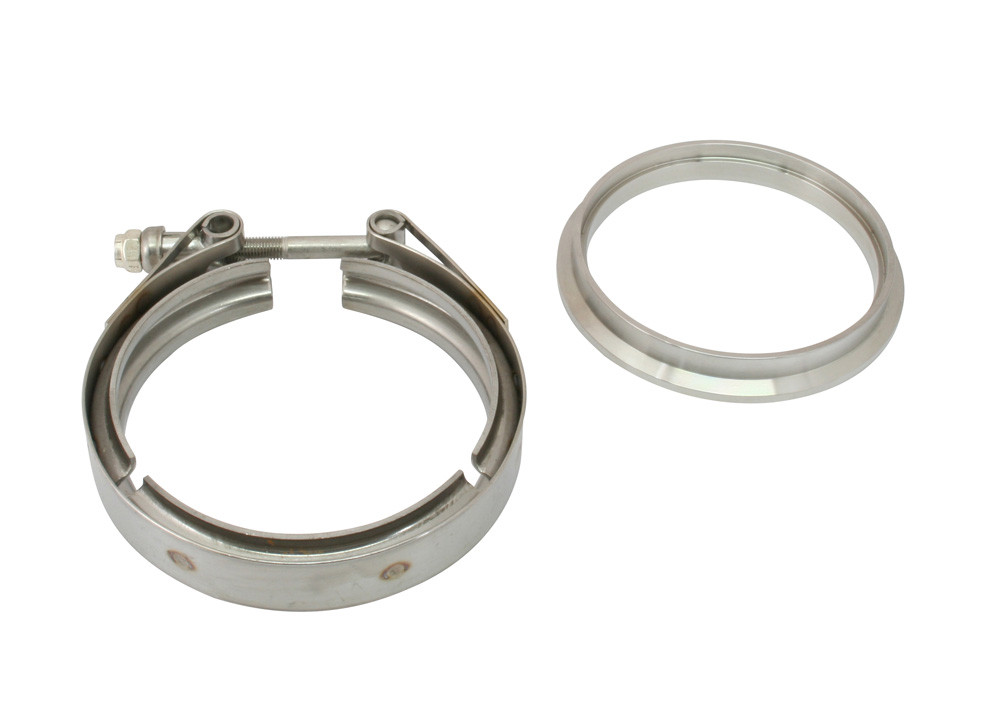 4.62" Half Marmon V-Band Turbine Outlet Kit for Borg Warner S400sx3 and Garrett GT42 to 4" Tube