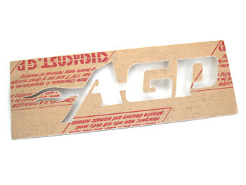 AGP Intercooler Logo Stencil AGP Turbo