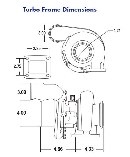 Borg Warner S363 S300SX3 S300 63/68 177283 - AGP Turbo