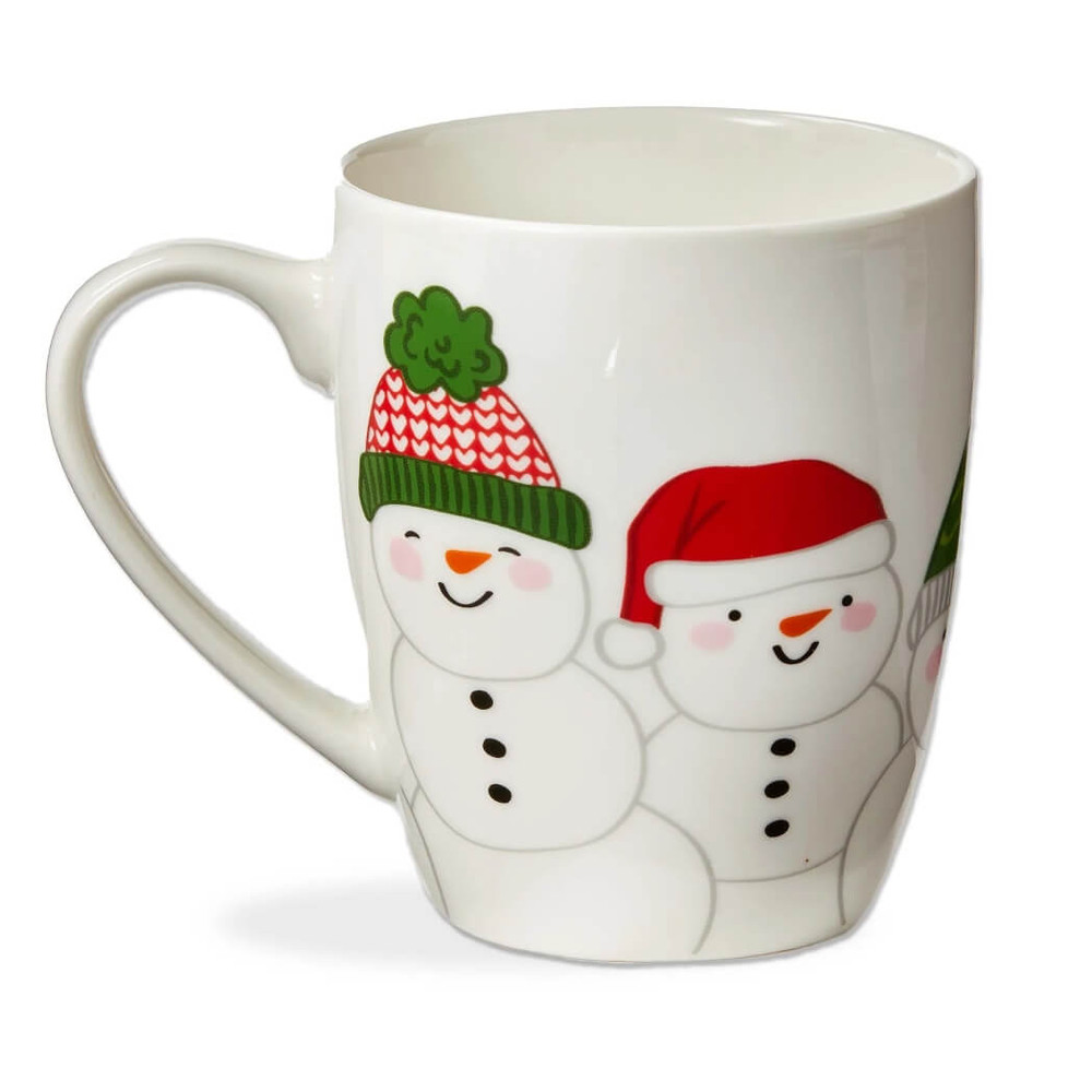 Tag Happy Snowman Mug