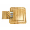 Creative Gifts 13" Bamboo Cheese Board with 4 Tools in Drawer Creative Gifts 13" Bamboo Cheese Board with 4 Tools in Drawer