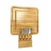 Creative Gifts 13" Bamboo Cheese Board with 4 Tools in Drawer Creative Gifts 13" Bamboo Cheese Board with 4 Tools in Drawer