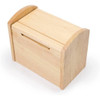Fox Run Wooden Recipe Card Box, Natural