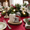 Boston Warehouse Christmas Sloth Salt & Pepper Shakers