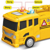 Fun Little Toys Construction Truck Toy Carrier Truck with Lights & Sounds
