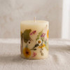 Rosy Rings Lemon Lychee Small Round Botanical Candle