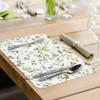 CounterArt Reversible Plastic Placemats, Green Fields, Set of 4