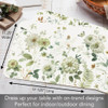 CounterArt Reversible Plastic Placemats, Green Fields, Set of 4