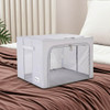 Periea 'Beau' Metal Frame Folding Storage Bin, Large, Grey