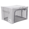 Periea 'Beau' Metal Frame Folding Storage Bin, Small, Grey