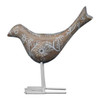 Foreside Home Hand Carved Wooden Bitsy Bird Figure