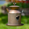 Zaer Ltd. International Hanging Antique Copper Teapot Birdhouse, 6 Options