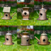 Zaer Ltd. International Hanging Antique Copper Teapot Birdhouse, 6 options 