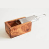 Verve Culture Italian Olivewood Box Cheese Grater