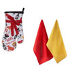 Design Imports BBQ Oven Mitt & Kitchen Towel Set Design Imports BBQ Oven Mitt & Kitchen Towel Set