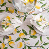 Design Imports Lemon Bliss Printed Tablecloth, 52x52-inches