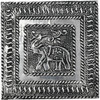 Boston Warehouse Square Metal Elephant Coasters, Set of 4
