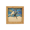 Sabbath-Day Woods Box Clock - Bird on a Branch Azure Sky