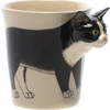 Sea Island Imports Stoneware 8-Oz Mug, Tuxedo Cat