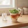 Sea Island Imports Stoneware 8-Oz Mug, Tan Corgi Dog Mug