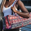 Kindfolk Patterned Yoga Duffel Bag with Pocket and Zipper, Karma