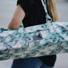 Kindfolk Patterned Yoga Duffel Bag with Pocket and Zipper, Laguna
