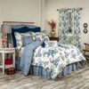 Thomasville at Home Bouvier Blue Comforter Set - Queen 4-Piece Set
