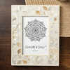 GAURI KOHLI Uday Mother of Pearl Picture Frame - 5"x7"