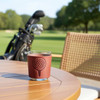 Leather Wrapped Cocktail Glass - Golf