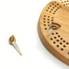 Cast & Carve Solid Wooden Sports Cribbage Pegs, Set of 2