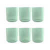 TarHong Essentials Drinkware, PolyPro DOF Set of 6, Aqua