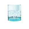 TarHong Cube Acrylic Drinkware, Tumbler/Double Old Fashion, Blue, Set of 6