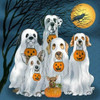 Boston International IHR Paper Cocktail Napkins, Halloween Ghost Dogs Boston International IHR Paper Cocktail Napkins, Halloween Ghost Dogs