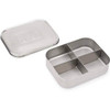 Fox Run Bits Kits Stainless Steel Snack Container, 4 Sections