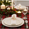 C&F Home Star Xmas Tree Napkin Ring, Set of 4