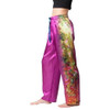 Galleria Women's Satin Pajama Pants, House from the Garden, Fuchsia