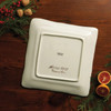 Arte Italica Natale Square Signed Platter
