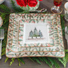 Arte Italica Natale Square Signed Platter Arte Italica Natale Square Signed Platter