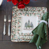 Arte Italica Natale Square Signed Platter Arte Italica Natale Square Signed Platter