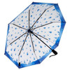 Galleria Enterprises Rainy Season Folding Umbrella, Blue/White