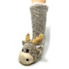 Oooh Geez Moose Up Kids Plush Hugger Slippers