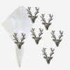 C&F Home Silver Stag Napkin Rings, Set of 6 C&F Home Silver Stag Napkin Rings, Set of 6