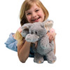 Warmies Gray Elephant Microwaveable Stuffed Animal