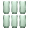 TarHong Mesa Premium Acrylic 22-Oz Drinkware, Set of 6, Sage Green 