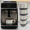 Boston Warehouse Leafy 13-oz Stacked Mugs with Stand, Set of 4