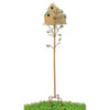 Zaer 73.75" Country Style Iron Birdhouse Stake "Doylestown"