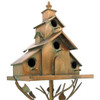 Zaer Ltd. Dublin Church Style Iron Condo Birdhouse On Stake