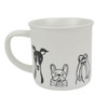 Boston Warehouse 18-Oz Dog Mugs, White Boston Warehouse 18-Oz Dog Mugs, White