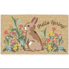 DII Hello Spring Bunny Coir Welcome Doormat 