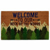 DII Welcome Woods Coir Welcome Doormat 